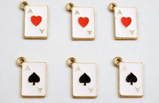 Ace Playing Card Charm